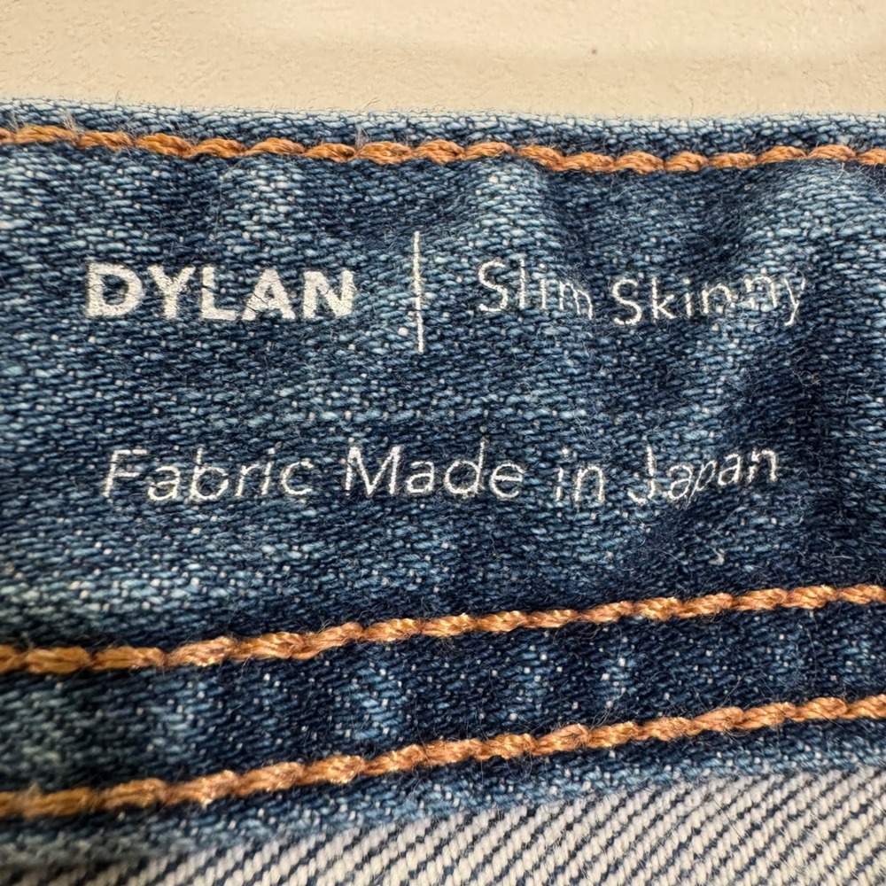 AG Adriano Goldschmied Dylan Slim Skinny Blue Japanese Denim Jeans 38x34 - Picture 3 of 10